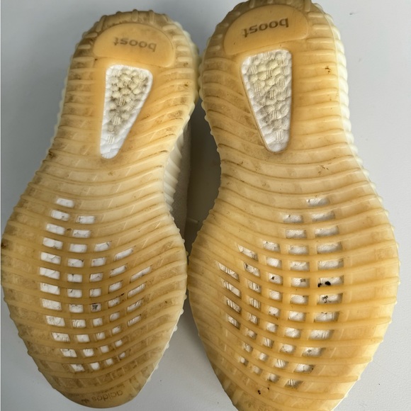 YEEZY BOOST 350 WHITE SZ 6.5 MENS 8.5 WOMENS GREAT CONDITION WITH ORDER INFO - Picture 7 of 8